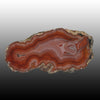 Exceptionally beautiful Laguna Agate from the Arcoiris deposit. Rich red colors and fine banding. Pair to AG05128
