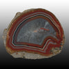 Chinese Agate from the middle-class mine. Nice distinct outer banding on this big agate. Pair to AG05123