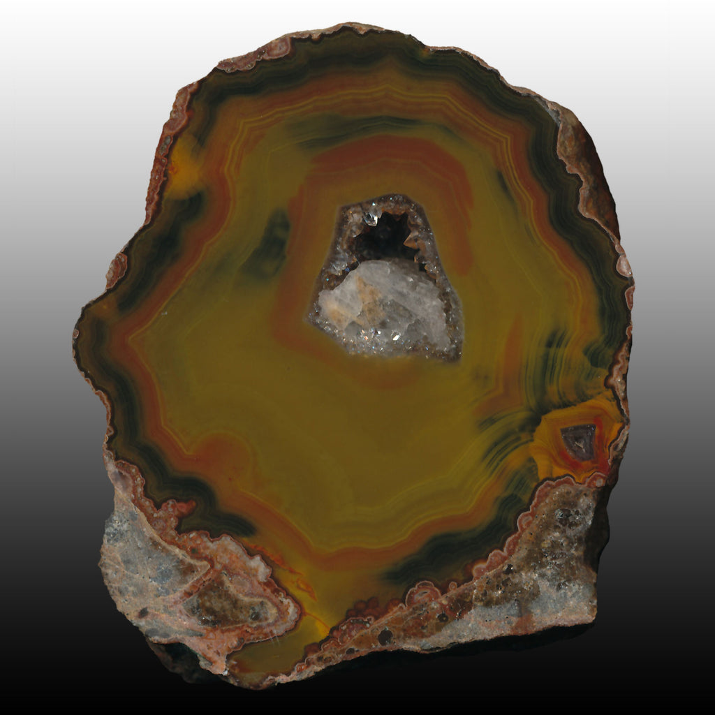 Condor Agate with Excellent Chromatography and wonderful colors! Pair to AG05147