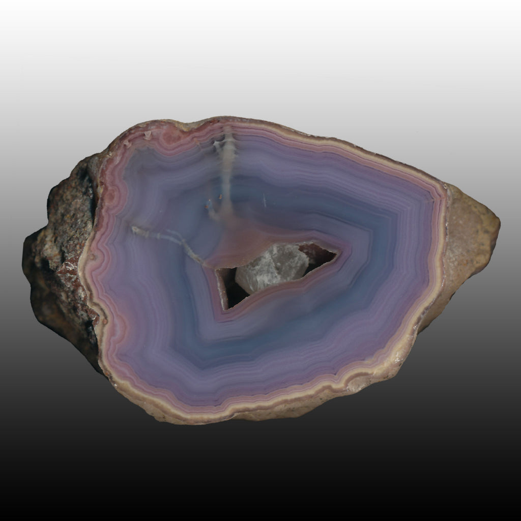 Coyamito Agate from the Japanese Deposit with Purple and Yellows. Pair to AG05140